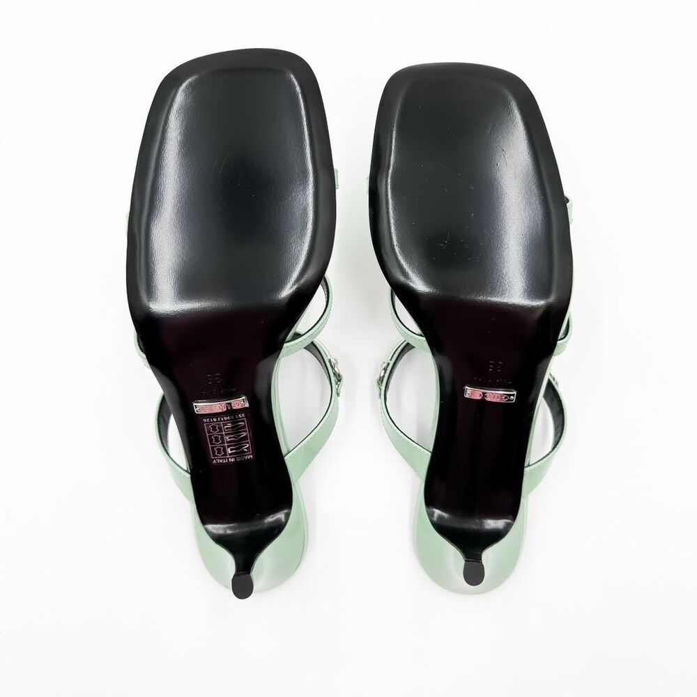Gucci Horsebit Regent Slim Sandals Patent Leather Strappy Heels - Picture 10 of 12